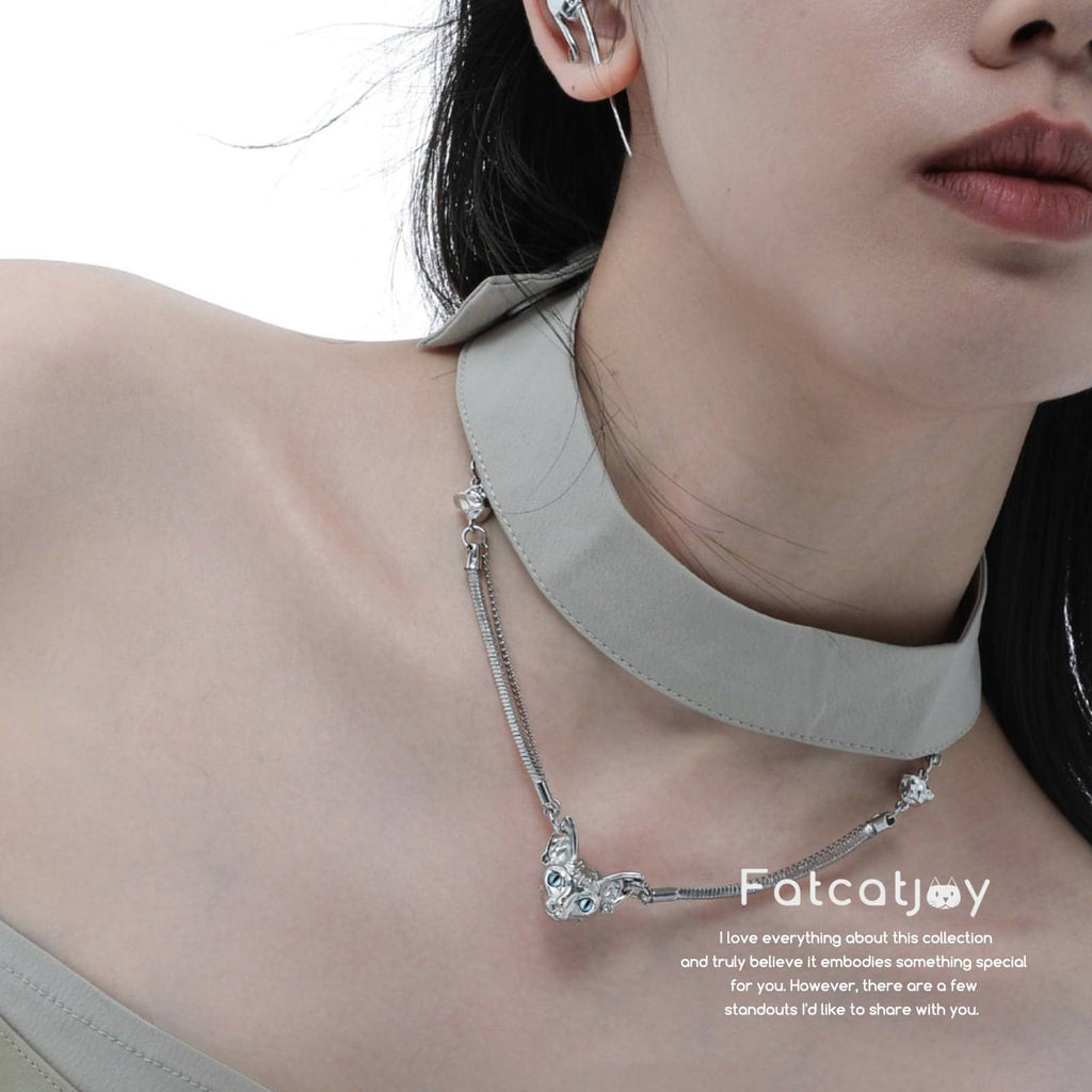 Cat Pendant Necklaces - Fatcatjoy