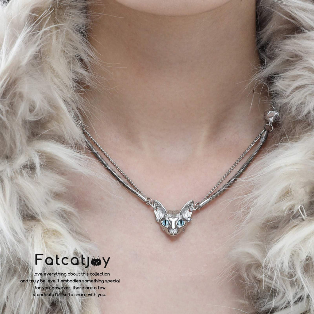 Cat Pendant Necklaces - Fatcatjoy