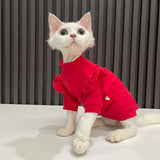 Red Lace T-shirt - Fatcatjoy