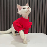 Red Lace T-shirt - Fatcatjoy