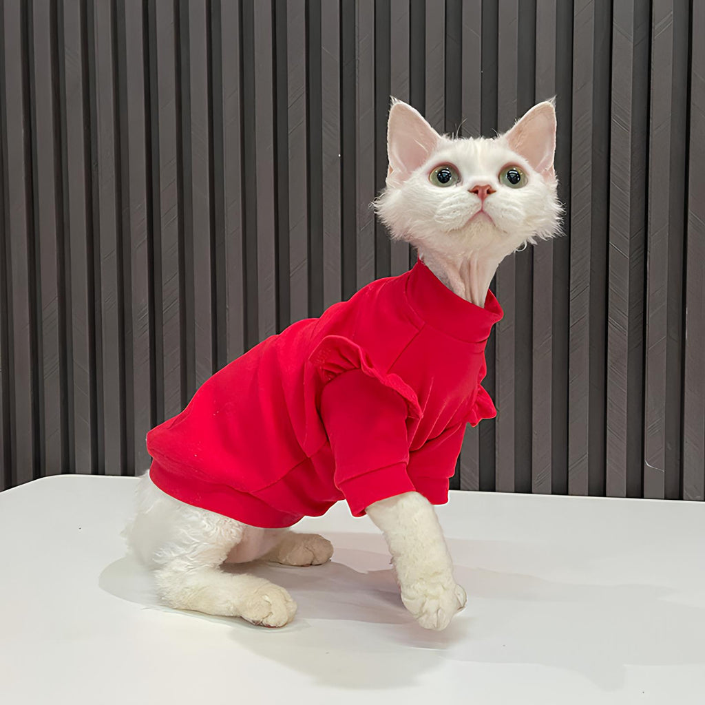 Red Lace T-shirt - Fatcatjoy