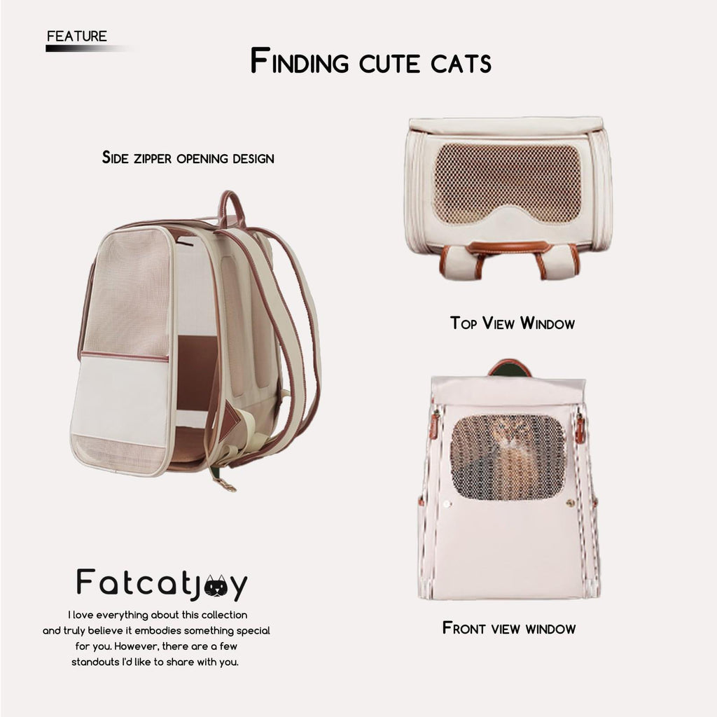 Cat Carrier Backpack - Fatcatjoy