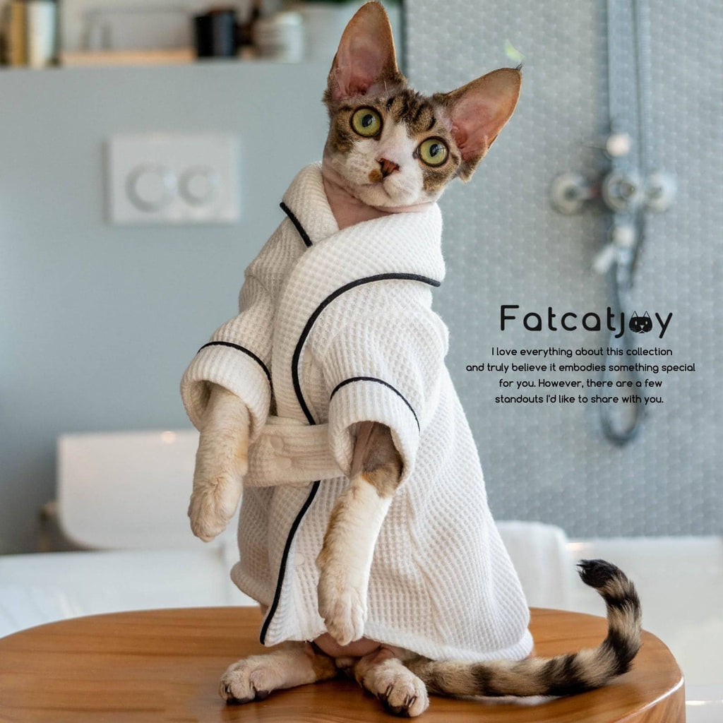 Bathrobe for Cats - Fatcatjoy