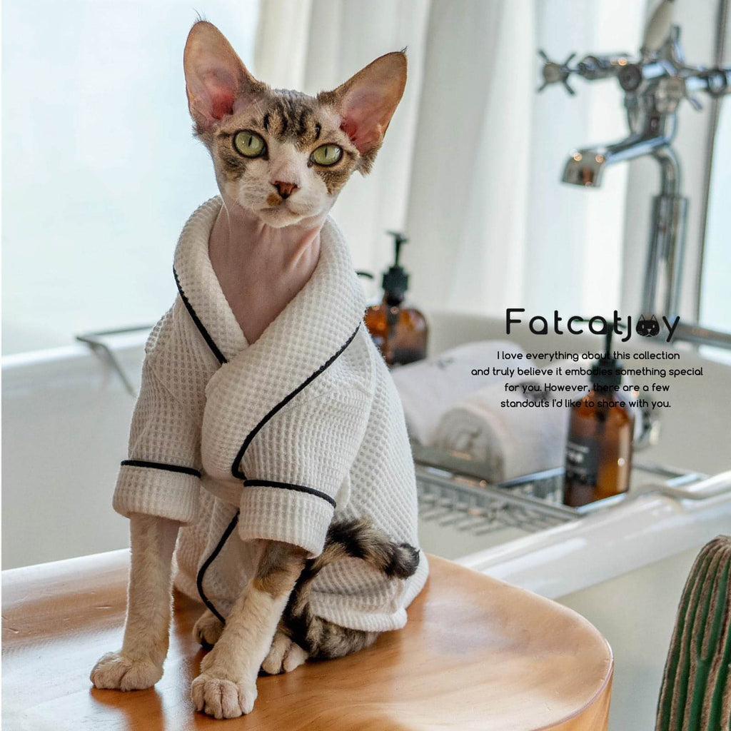 Bathrobe for Cats - Fatcatjoy