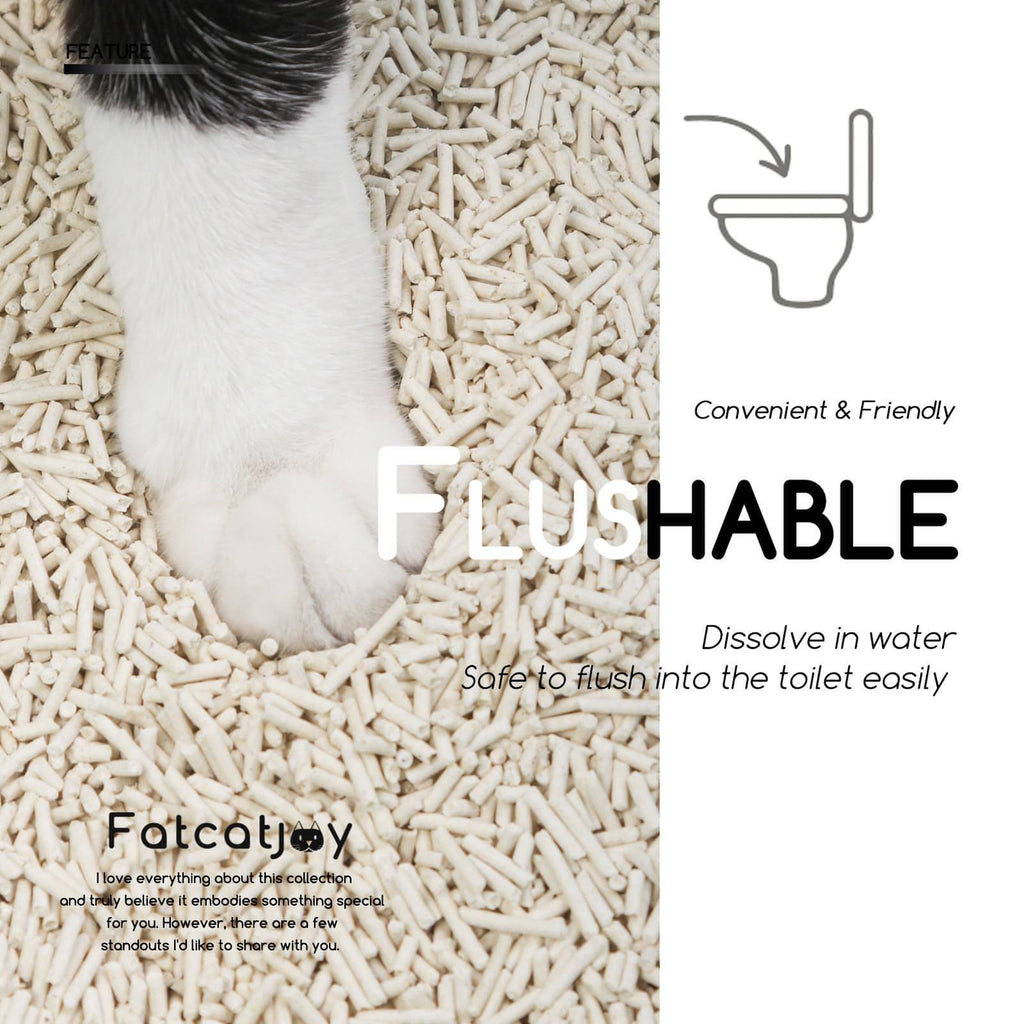 Flushable Cat Litter - Fatcatjoy