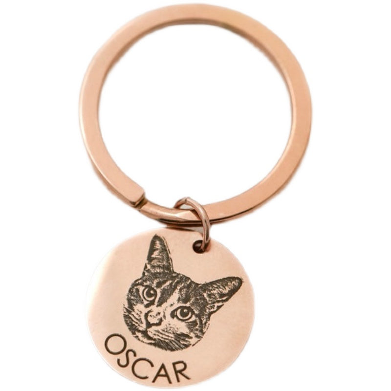Custom Pet Portrait Tag