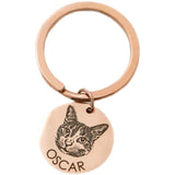 Custom Pet Portrait Tag