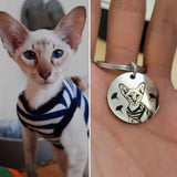 Custom Pet Portrait Tag