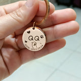 Custom Pet Portrait Tag