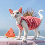Pure Cotton Cat Vest - Fatcatjoy